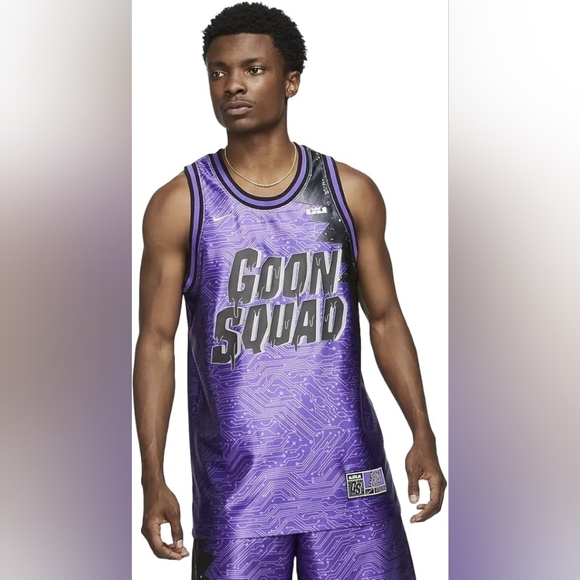 Nike Other - Nike Lebron x Space Jam New Legacy Goon Squad Basketball Jersey Mens Size S EUC